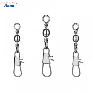 【Anna】Fishing Swivel Copper Alloy Fishing Rolling Barrel Withstand Corrosion