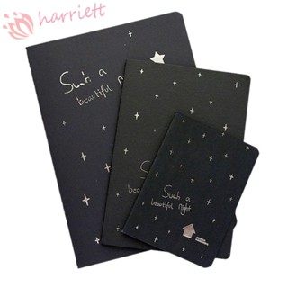 Harriett แผ่นกระดาษเปล่า สีดํา 60 หน้า สําหรับวาดภาพ สมุดวาดภาพ อัลบั้มภาพ DIY