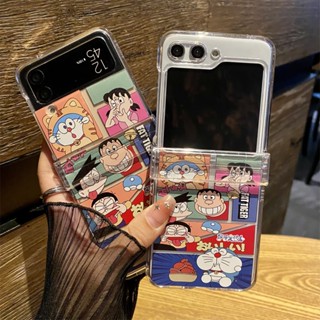 เคสโทรศัพท์มือถือ แบบเต็ม ลายการ์ตูนน่ารัก สําหรับ Samsung Galaxy Z Flip 5 4 5G Flip4 Flip5 Flip3 Flip 3 4 5