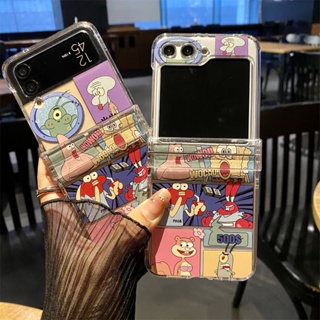 เคสโทรศัพท์มือถือ PC แบบแข็ง กันกระแทก ลายการ์ตูนน่ารัก สําหรับ Samsung Galaxy Z Flip 4 5 3 5G Z Flip5 Z Flip4 ZFlip3