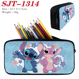 กระเป๋าดินสอ ขนาดใหญ่ จุของได้เยอะ ลายการ์ตูน Lilo และ Stitch 3 มิติ เหมาะกับของขวัญ สําหรับใส่เครื่องเขียนนักเรียนประถม