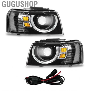 Gugushop lamps for cars Full Headlights Dual Beam Projector Replacement For Land Rover Freelander 2 L359 2007‑2015