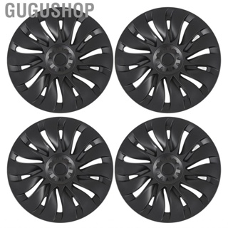 Gugushop Wheel Hub Full Rim Cover Stylish Matte Black 19in  for Model Y