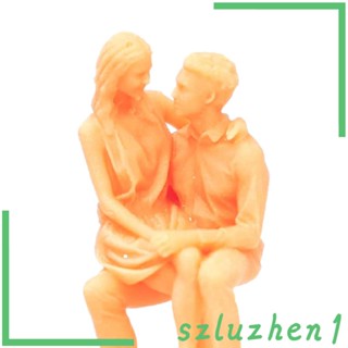 [Szluzhen1] โมเดลฟิกเกอร์คู่รัก รูปคนจิ๋ว สเกล 1/64 พร็อพถ่ายหนัง ภูมิทัศน์ขนาดเล็ก รางรถไฟ 1:64