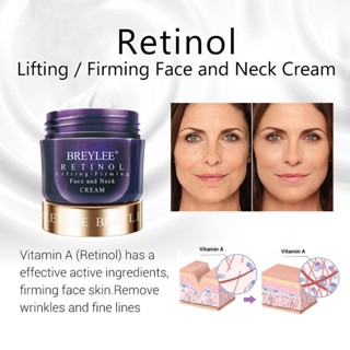 Breylee Retinol Lifting Firming Face Cream 40g ครีมบํารุงผิวหน้า ต่อต้านริ้วรอยแห่งวัย กระชับผิวผ่อนคลาย