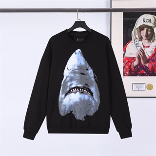 G-iv99en- สินค้าขายดี! เสื้อกันหนาว คอกลม พิมพ์ลายฉลาม สไตล์คลาสสิก แบบสวมหัว สวยงาม อเนกประสงค์ สําหรับผู้หญิง และผู้ชาย HFH