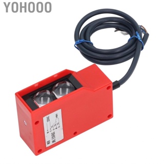 Yohooo Obstacle Avoidance Switch  AC220V Transmitting Receiving Available Diffuse Reflection Photoelectric  Stable ABS for Automation