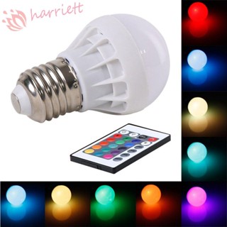 Harriett โคมไฟกลางคืน LED RGB พร้อมรีโมตคอนโทรล IR E14 85-265V