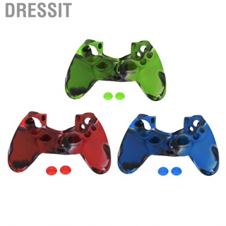 Dressit Silicone Case Slip Resistance Silicone Cover with 1 Pair Thumb Grips for Game Controller