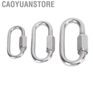 Caoyuanstore Quick Link  D-Shape Design Locking Carabiner for Climbing