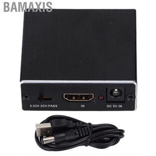 Bamaxis 4Kx2K Audio Extractor HD Multimedia Interface 3.5mm Stereo Video And