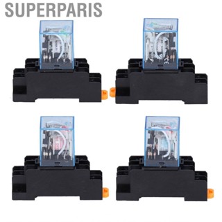 Superparis 10A Electromagnetic Relays w/Indicator Light 8 Pins Power