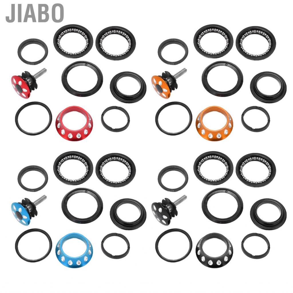 Jiabo Bicycle Bearing Headset Metal Front  Head Tube Bowl Set Tapered for Mountain Bikes Fixed Gear Parts