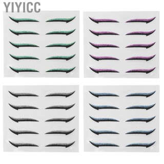 Yiyicc Eyeliner  Colorful Reusable  Self Adhesive F