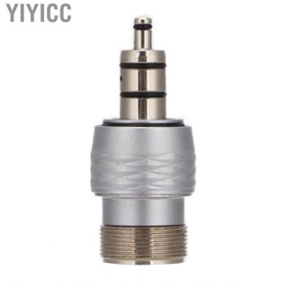 Yiyicc Dental Handpiece Adapter High Speed 2 Holes SS Converter