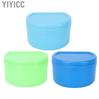 Yiyicc Portable Dental Retainer Box False  Storage With  Net Container F