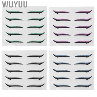 Wuyuu Eyeliner  Colorful Reusable  Self Adhesive F