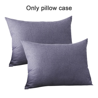 2pcs Solid Living Room Decorative Bedroom Zipper Modern Bed 16x24inch 40x60cm Pillow Case