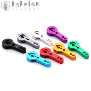 Hshelan แขนโยกเซอร์โว 25T 25T M3 ติดตั้งง่าย ปรับได้ สําหรับรถบังคับ Futaba Savox Xcore 4 ชิ้น