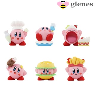 Glenes โมเดลฟิกเกอร์ PVC รูปการ์ตูน Kirby Gourmet Series ของเล่นสําหรับเด็ก