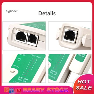 [พร้อมส่ง] เครื่องทดสอบสายเคเบิลเครือข่าย แบบพกพา RJ45 RJ11 อเนกประสงค์