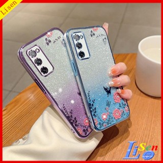 เคส Samsung S20FE HYB ดอกไม้ ผีเสื้อ เคสโทรศัพท์ ป้องกัน