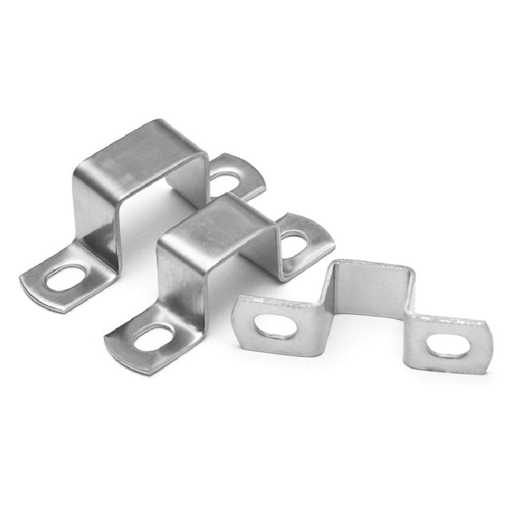 NULLABY แคลมป์ท่อ Horseback, คลิปกระชับประปา Ohm Tube Card, Thicken Fastening Buckles 304 สแตนเลส M-รูป U-รูปสแควร์สี่เหลี่ยมผืนผ้าคอ Hoop Tube - รูปที่ 7