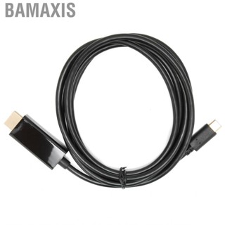 Bamaxis Type‑C Adapter Cable  Lightweight Data Compact for Meeting Presentations Watching Movies