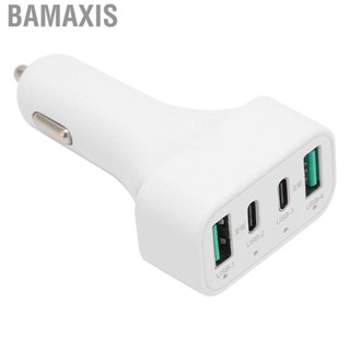 Bamaxis 01 02 015 Car  Adapter USB C Fast 4 Ports Plug And Play PD