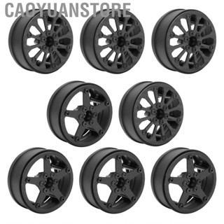 Caoyuanstore RC Carbon Fiber Wheels Rim  2.2 Inch High Strength Exquisite Workmanship for Traxxas TRX6 Axial SCX10 TRX4