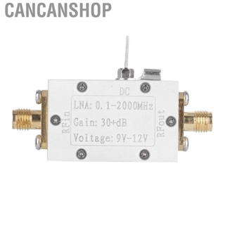 Cancanshop 30dB RF Broadband Amplifier Low Noise 0.1-2000MHz Working Frequency