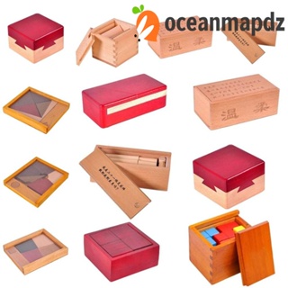 Oceanmapdz จิ๊กซอว์ไม้ปริศนา IQ 3D สําหรับครอบครัว