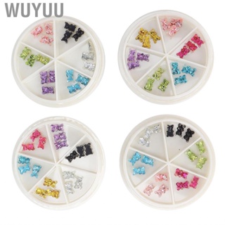 Wuyuu Nail Rhinestone Bear  Widely Handwork Application Shaping for Bag Manicure Guitar Hair Band Mobile Phone Case Art