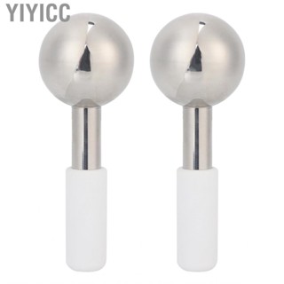 Yiyicc Stainless Steel Facial Ice Globe Face Cooling Roller Beauty  For Puffine