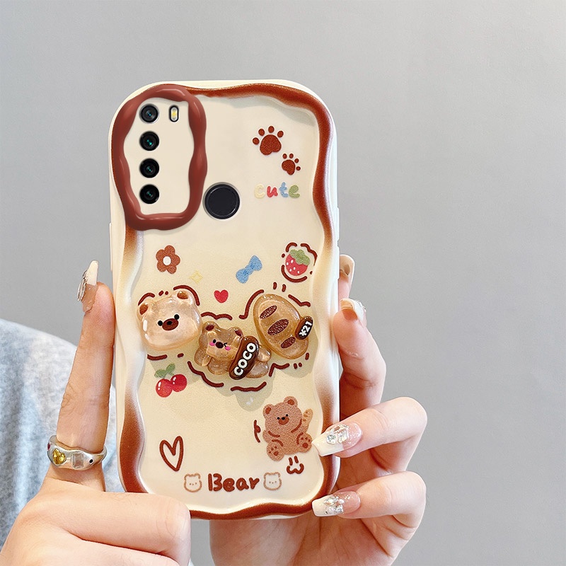 เคส Redmi NOTE 8 Redmi NOTE 8 PRO น่ารัก ตุ๊กตาสามมิติ กรณีป้องกันโทรศัพท์มือถือ