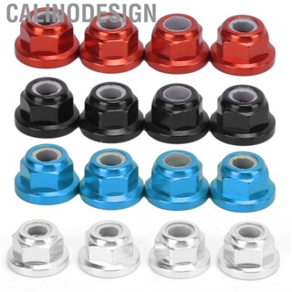 Calinodesign RC Car Nuts Aluminum Alloy Flanged Nut Simple Installation for TRAXXAS UDR 1/7RC