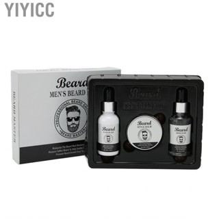 Yiyicc Moisturizing Beard Conditioner  Shiny Safe Healthy Grooming Kit for Any Type Of Men