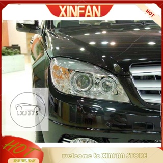 Xinfan ฝาครอบไฟหน้า แบบเปลี่ยน สําหรับ Benz C series W204 2007 2008 2009 2010 C180 C200