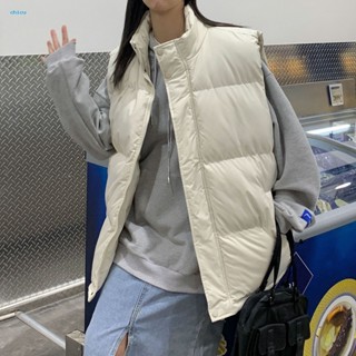 Ch เสื้อกั๊ก กระดุมสองแถว กันลม พร้อมกระเป๋า ให้ความอบอุ่น แฟชั่นฤดูหนาว สําหรับผู้ชาย และผู้หญิง