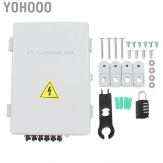 Yohooo 6 String PV Combiner Box With Arrester 10A Fuse 63A Circuit Breaker Off Grid