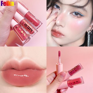 ลิปสติก ลิปกลอส ไฮยารูลอนิก กันน้ํา สีขาว และสีง่าย