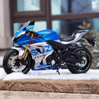 โมเดลรถจักรยานยนต์จําลอง 1:12 Suzuki GSX-R1000R ของเล่นสําหรับเด็ก