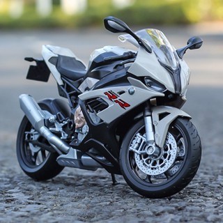 Welly โมเดลรถจักรยานยนต์ 1/12 BMW S1000RR 2021 ของเล่นสําหรับเด็ก