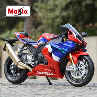 โมเดลรถจักรยานยนต์ Maisto 1:12 Honda CBR1000RR-R Fireblade SP Die Cast Vehicles ของเล่นสําหรับเด็ก