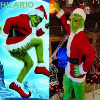 Hilario ถุงมือ แบบเต็มหน้า ลายอนิเมะ The Green Grinch พร็อพสําหรับปาร์ตี้ปีใหม่