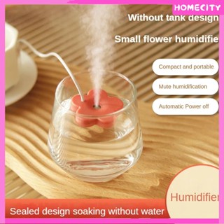 [Ready] [พร้อม] Usb Mini Petal Shape Air Humidifier Ultrasonic Aromatherapy Diffusers Mini Sprayer Fogger Mist Maker แบบพกพา Home Humidificador Purifier