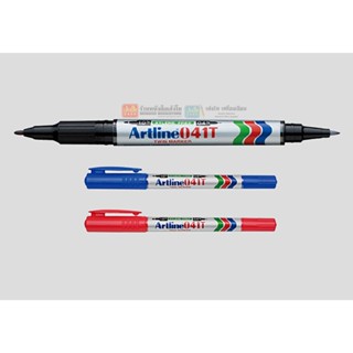 ปากกาเขียนแผ่นซีดี Artline 2 หัว คละสี