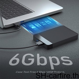 เคสฮาร์ดไดรฟ์ 1/2/3 USB3 0 6gbps ความละเอียดสูง USB เป็น SATA Type-C กล่องฮาร์ดดิสก์ พกพา HDD อะแดปเตอร์โน๊ตบุ๊ค