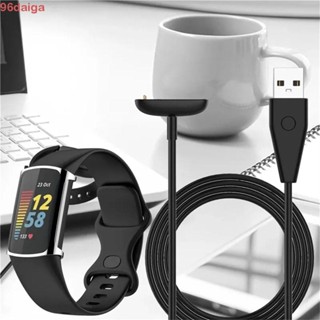 Daiga สายชาร์จแม่เหล็ก พอร์ต USB 100 ซม. 50 ซม. สีดํา สําหรับ Fitbit Luxe