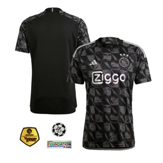 เสื้อกีฬาแขนสั้น ลายทีม Ajax 2023 2024